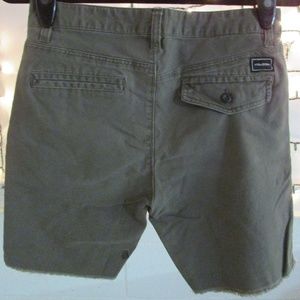 volcom cut off shorts